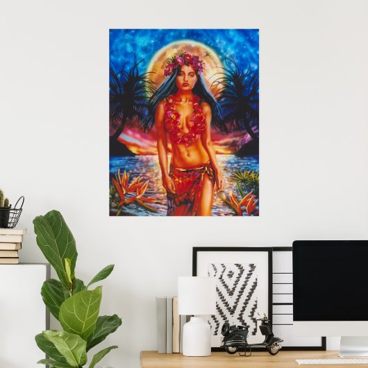 Hina by Lisa Iris ポスター (ホームオフィス)