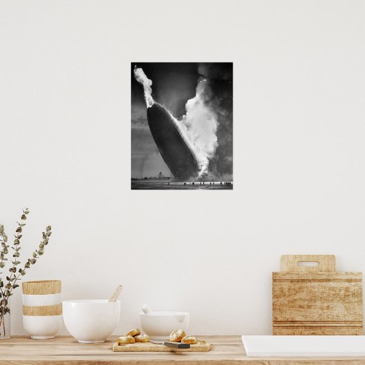 Hindenburg Disaster poster 16"x20". ポスター (キッチン)