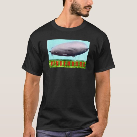 Hindenburg Vintage Airship Zeppelin Tee Tシャツ (正面)