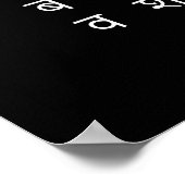 Hindi Alphabet अ–क्ष Devanagari Script ポスター (角)