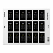 Hindi Alphabet अ–क्ष Devanagari Script ラベル (フルシート)