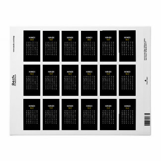 Hindi Alphabet अ–क्ष Devanagari Script ラベル