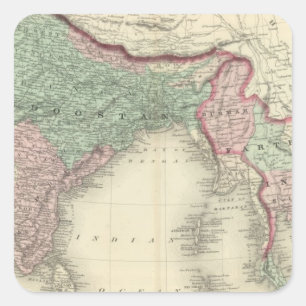 Hindoostanおよびより遠いインド スクエアシール