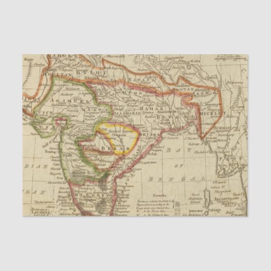 Hindoostanかインド 薄葉紙 (正面)