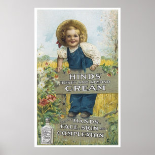 Hinds Honey and Almond Cream ポスター