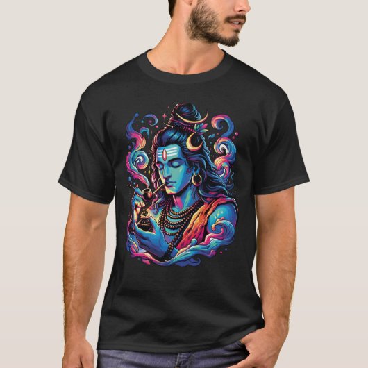 Hindu Art, Divine Design, Spiritual Connection  Tシャツ (正面)