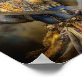 Hindu Goddess Kali Modern Painting Shakti Art ポスター (角)