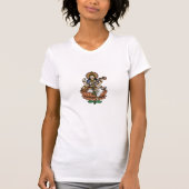 Hindu Goddess Saraswati Tシャツ (正面)