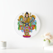 Hindu Gods Clock ラージ壁時計 (ホーム)