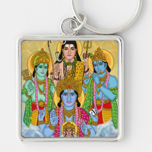 Hindu Gods Keychain キーホルダー (正面)