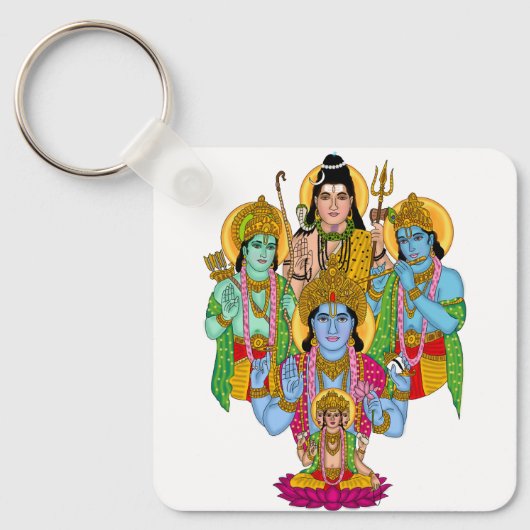 Hindu Gods Keychain キーホルダー (正面)