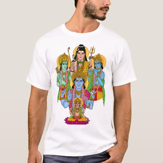 Hindu Gods T-Shirt Tシャツ (正面)
