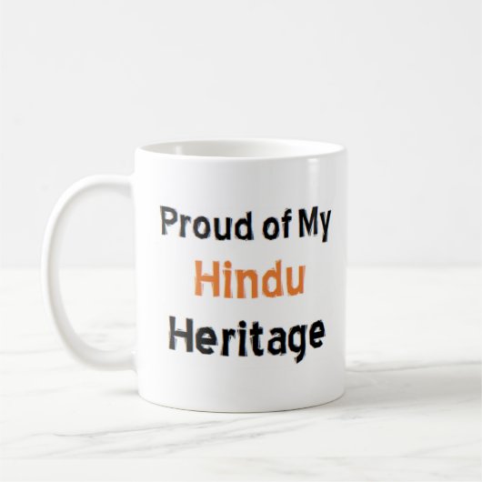 hindu heritage コーヒーマグカップ (左)