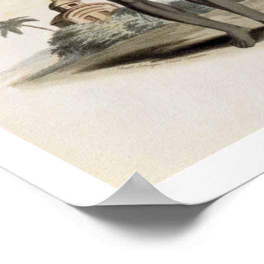 Hindu Priest, pub. by Edward Orme, 1804 (litho) ポスター (角)