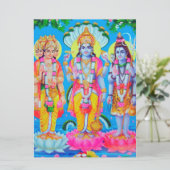 Hindu Trinity Brahma Vishnu Shiva カード (スタンド正面)