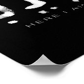 Hineni Here I Am Christians Hebrew Word ポスター (角)