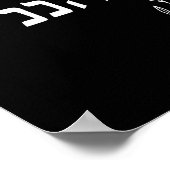 Hineni Here I Am Send Me Christians Hebrew Words  ポスター (角)