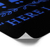 Hineni Here I Am Send Me Christians Hebrew Words  ポスター (角)