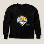 Hineni Learning Center Kids' Long-Sleeve Black (デザイン正面)