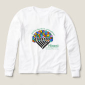 Hineni Learning Center Kids' Long-Sleeve White (デザイン正面)