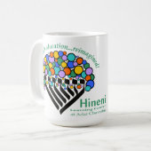 Hineni Learning Center Mug コーヒーマグカップ (正面左)