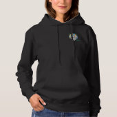 Hineni Learning Center Women's Hoodie - Black パーカ (正面)