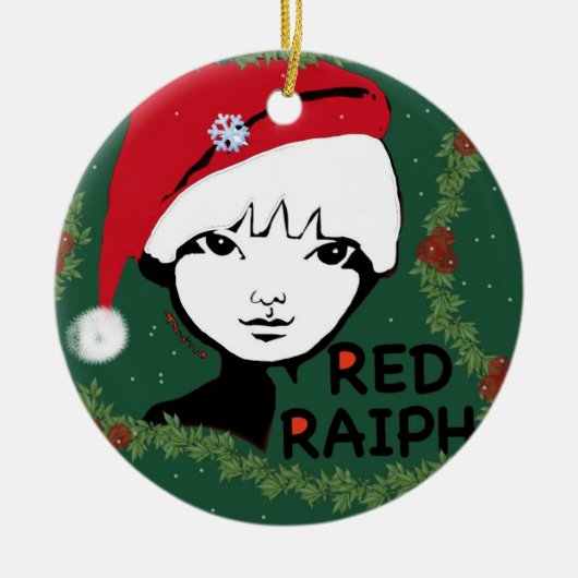 hing Raiphの木 セラミックオーナメント (正面)