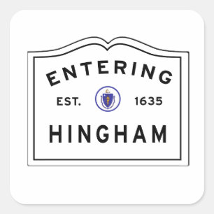 Hingham Maの町に入ること スクエアシール
