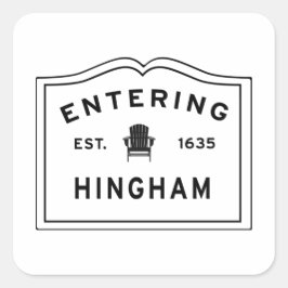 Hingham MAへようこそ スクエアシール