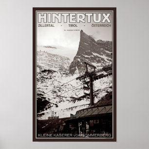 Hintertux -クレインKaserer ポスター