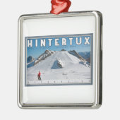 Hintertux - Gefroreneの細い棒 メタルオーナメント (左)