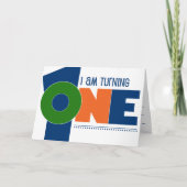 Hip 1st birthday party invitations 招待状 (正面)