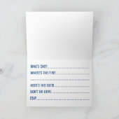 Hip 1st birthday party invitations 招待状 (内部)