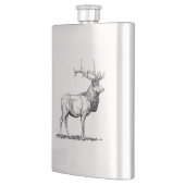 Hip flask with Deer / Flachmann mit Hirsch フラスク (左)