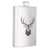 Hip flask with deer / Flachmann mit Hirsch フラスク (右)