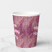 Hip Hip Hooray Abstract Art 紙コップ (右)