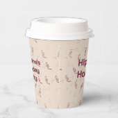 Hip Hip Hooray Ribbon and Confetti Birthday 紙コップ (右)