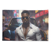 Hip Hop - American Rap Star -  枕カバー (裏面)