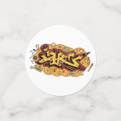 Hip hop art graffiti party confetti コンフェッティ (スモール正面)