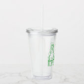 Hip Hop Crew Cute Bunnies アクリルタンブラー (右)