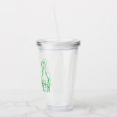 Hip Hop Crew Cute Bunnies アクリルタンブラー (左)