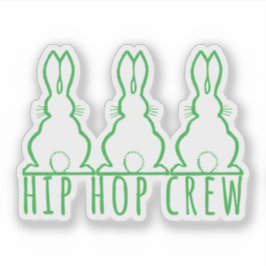 Hip Hop Crew Cute Bunnies シール