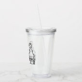 Hip Hop Crew Cute Bunny Rabbits アクリルタンブラー (左)