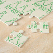 Hip Hop Crew Cute Bunny Rabbits ジグソーパズル (側面)