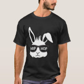 Hip Hop Happy Easter  Bunny Glasses Rabbit Eggs Hu Tシャツ (正面)