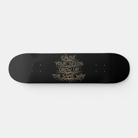 Hip Hop Lyric Skate Deck Wall Art スケートボード (横)