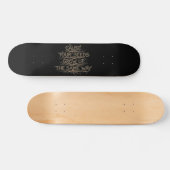Hip Hop Lyric Skate Deck Wall Art スケートボード (横)