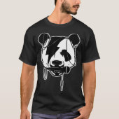 Hip Hop Panda Is Ready For Freestyle Battle Tシャツ (正面)