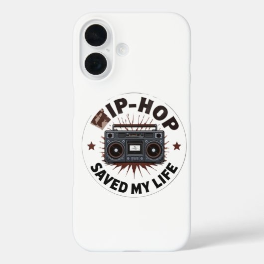 Hip-Hop Saved My Life Case-Mate iPhoneケース (裏面)
