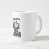 Hip-Hop Snoopy Urban Street Art Illustration ジャンボコーヒーマグカップ (正面右)